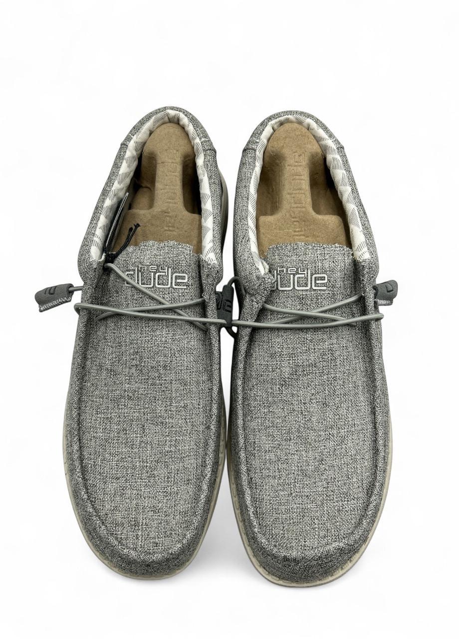Мокасини чоловічі Wally Linen Iron 110793901 р. 45 29,7 см Сірий (2773042864) - фото 4
