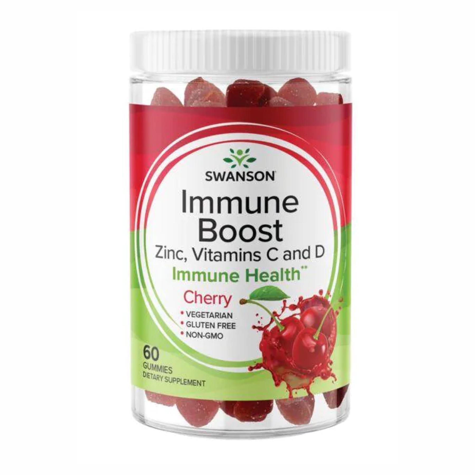 Витамин Immune Boost with Acerola/Zinc/Vitamins C/D 60 Gummies Cherry (2022-09-1088)