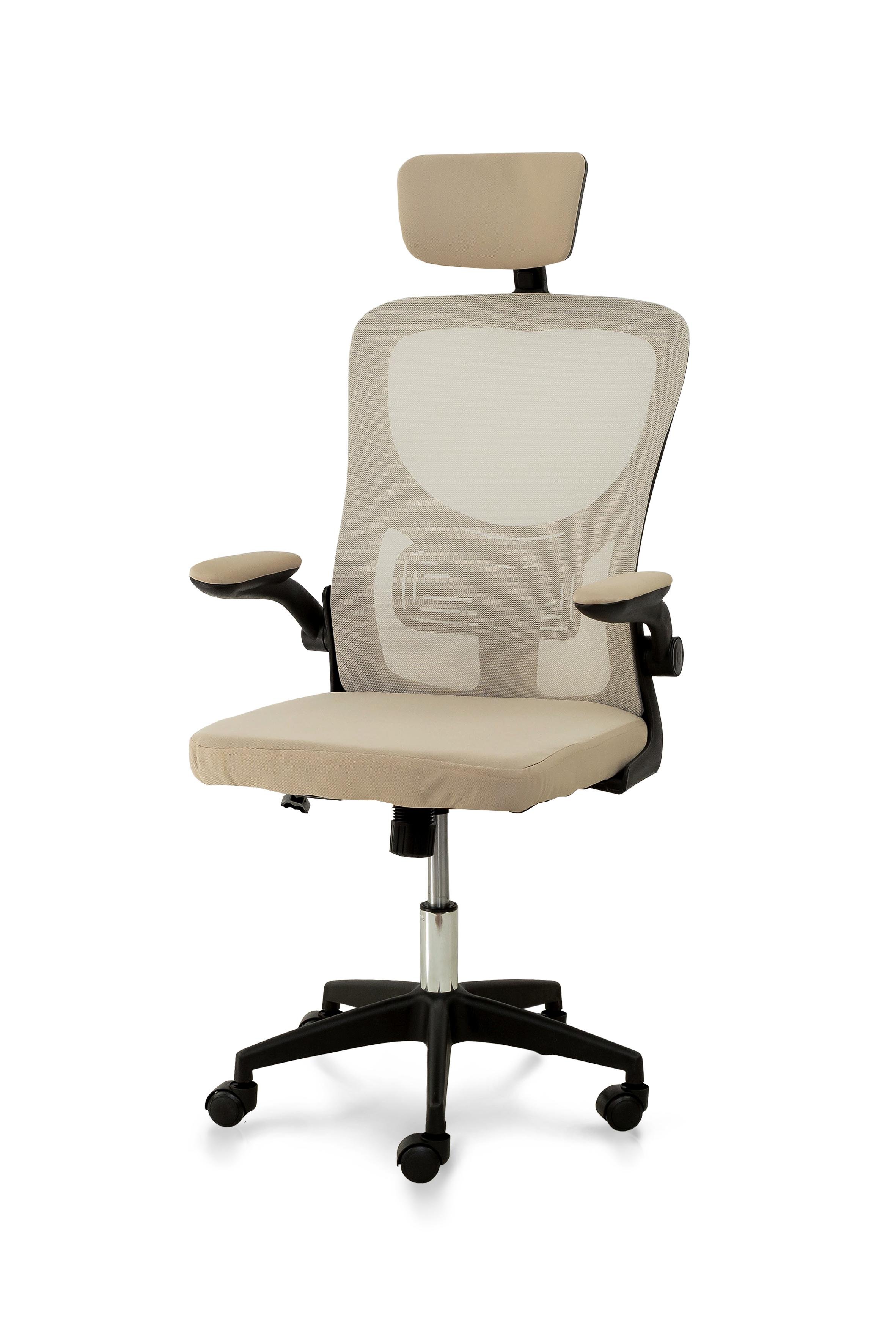 Офісне крісло Comfort Line TONUS Чорний/Бежевий (TNSBB-454712) - фото 1