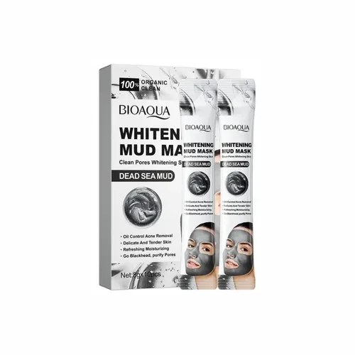Маска для лица глиняная с грязью мертвого моря Bioaqua Dead Sea Mud Whitening Mud Mask 10 шт. 8 мл (2263)