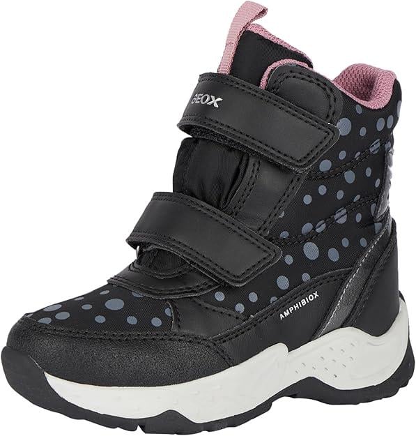 Ботинки зимние Geox Sentiero р. EUR 39 Black Dk Silver (28279107)