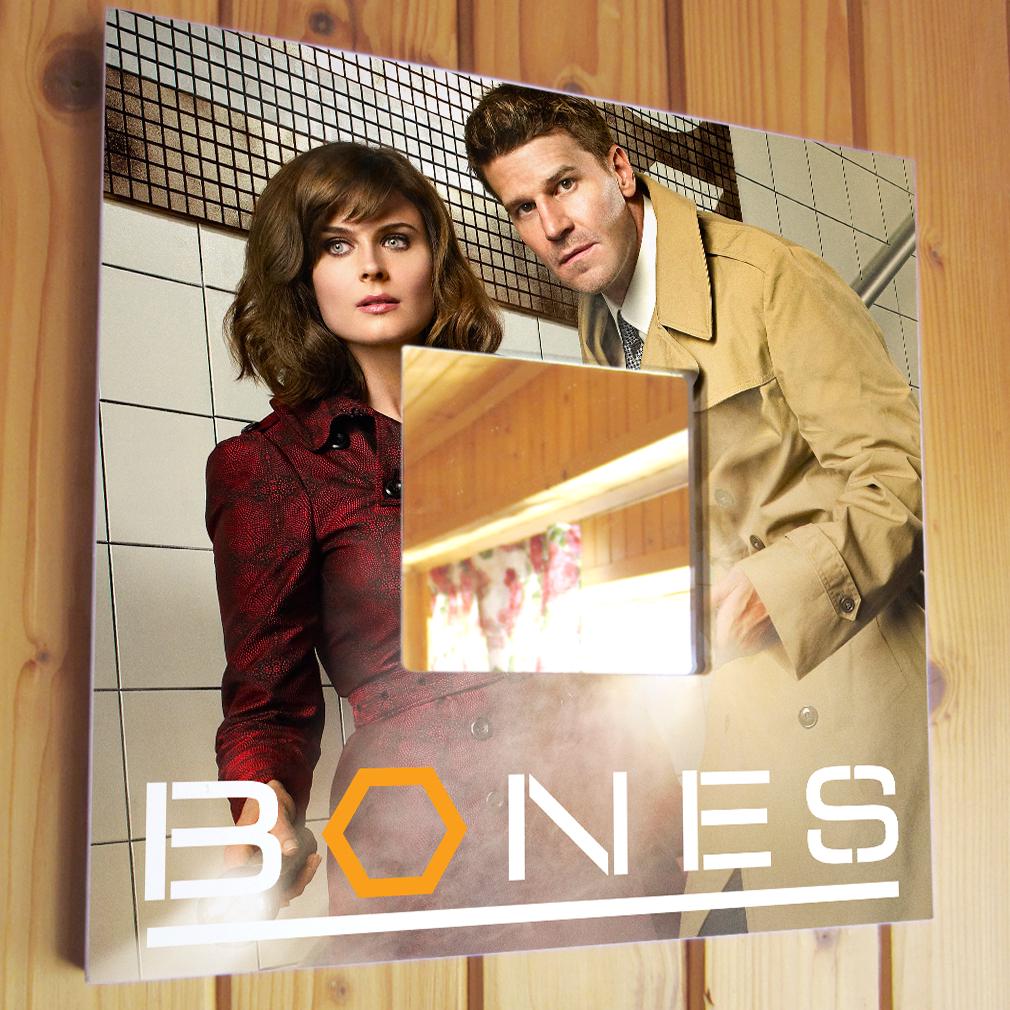 Зеркало Сериал "Bones" 260х260 мм (M04392)