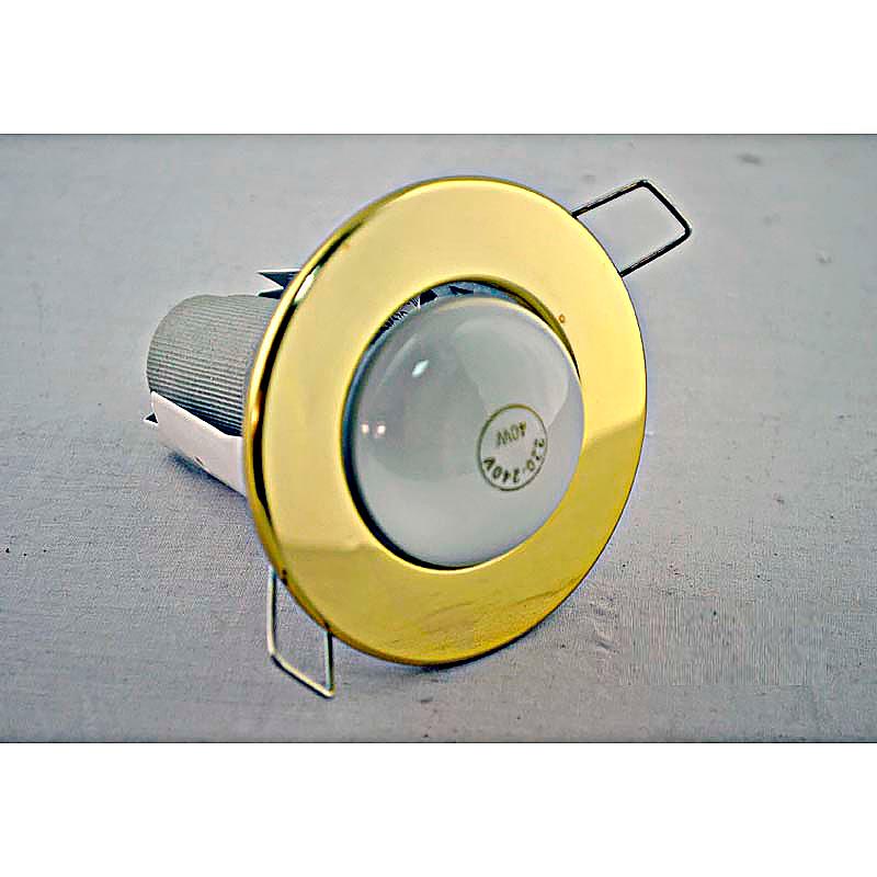 Точечный врезной светильник Variant R-50 Золото