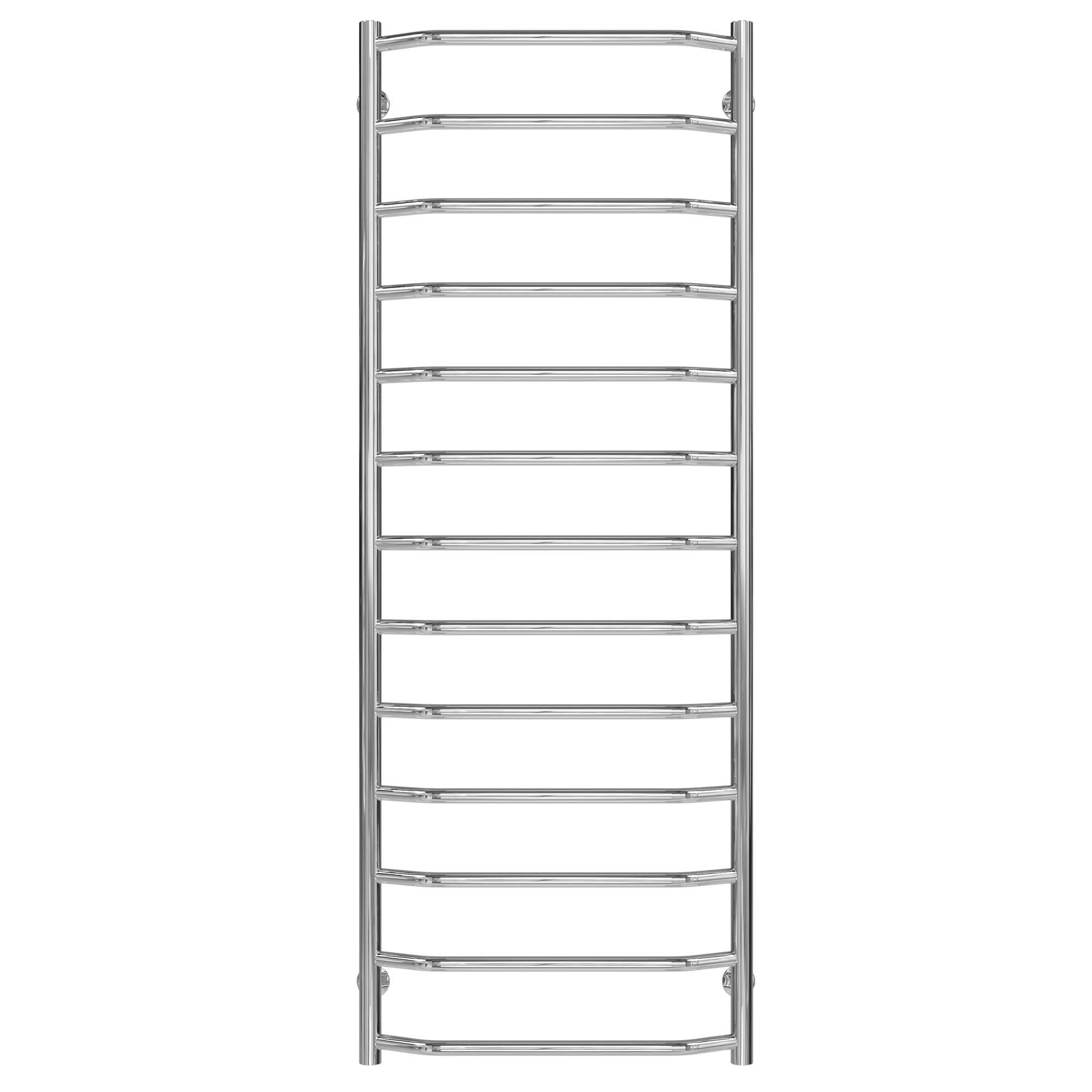 Полотенцесушитель водяной Deffi Трапеция П13 нижнее подключение нержавеющая сталь 500х1400 мм Хром (C.TR.140.50.13.C.A)