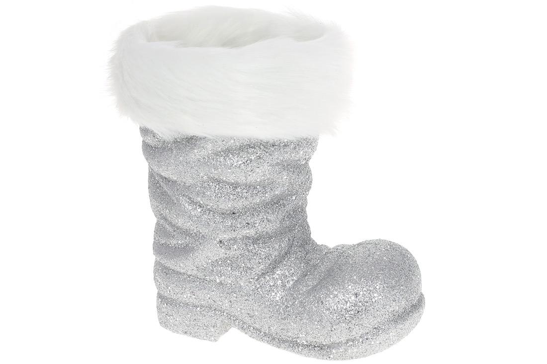 Новорічний декор BonaDi Кашпо Чобіток (113-811)