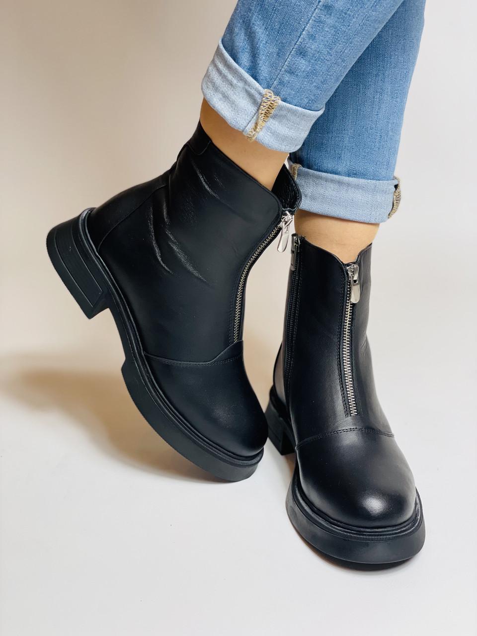 Ботинки женские зимние Corta Mussi р. 40 25,5 см Черный (2728) - фото 7