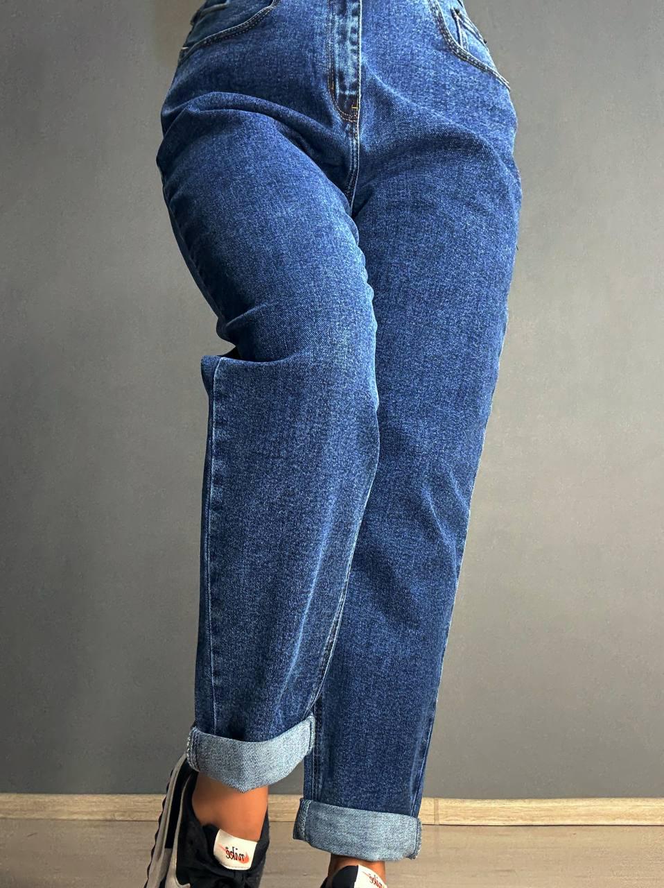 Джинси жіночі Vanver 8229 Mom з резинкою на талії р. 42 107 см 140 см Синій - фото 6 Джинси жіночі Vanver 8229 Mom з резинкою на талії р. 42 107 см 140 см Синій - фото 6