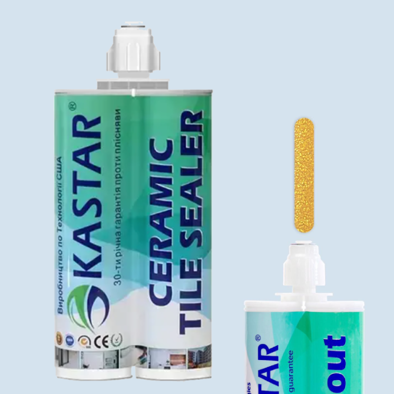 Затирка эпоксидная двухкомпонентная Kastar Ceramic Tile Sealant Flow Glod - фото 3