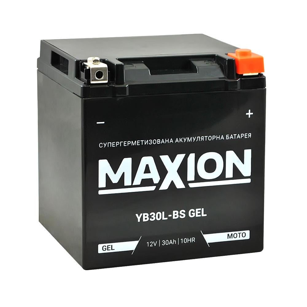 Мото аккумулятор MAXION 6СТ-30Ah АзЕ 12 В 300 А EN YB30L-BS GEL (47059) Мото аккумулятор MAXION 6СТ-30Ah АзЕ 12 В 300 А EN YB30L-BS GEL (47059)