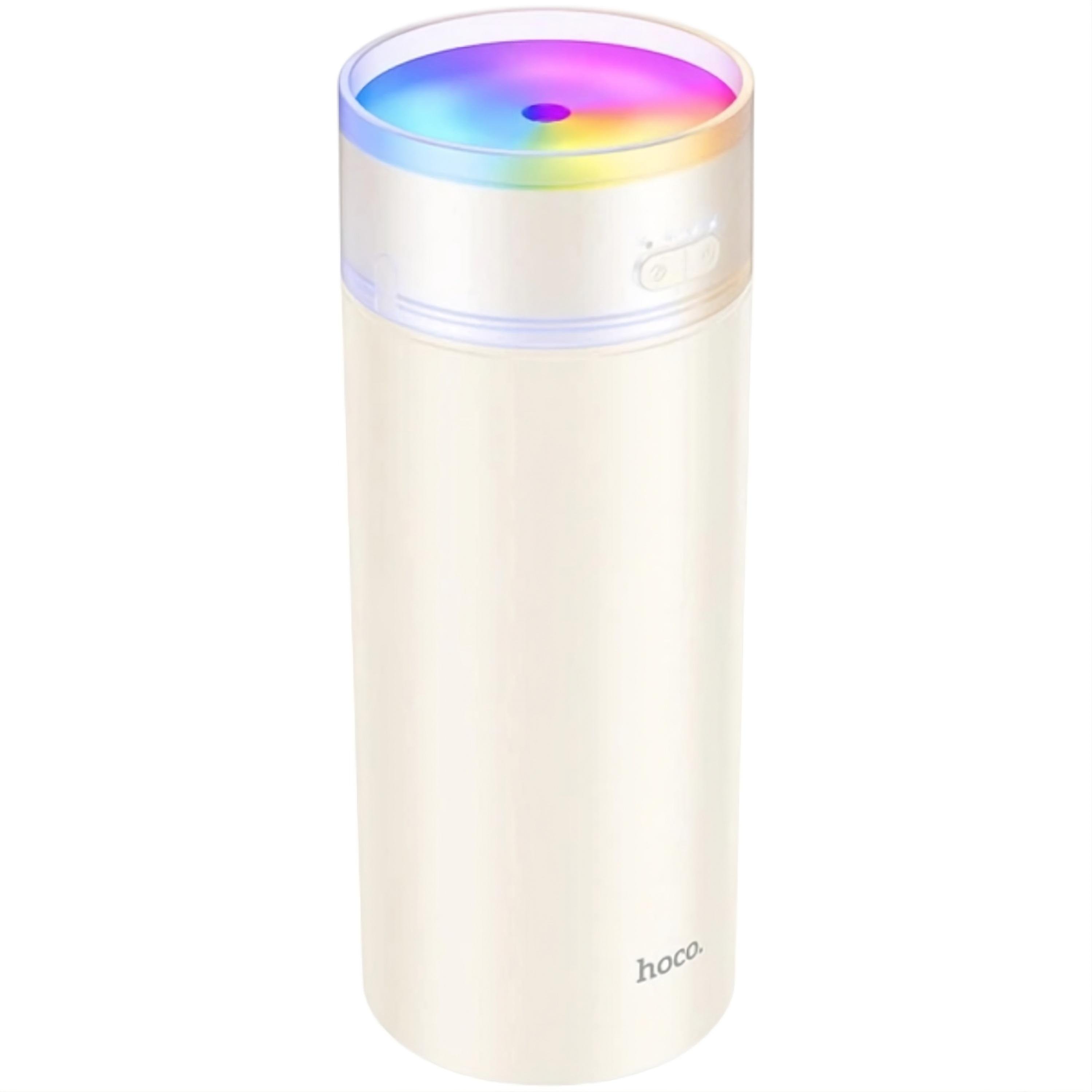 Зволожувач повітря акумуляторний Hoco HX32 500 мл RGB 1800 mAh Бежевий (30777608)