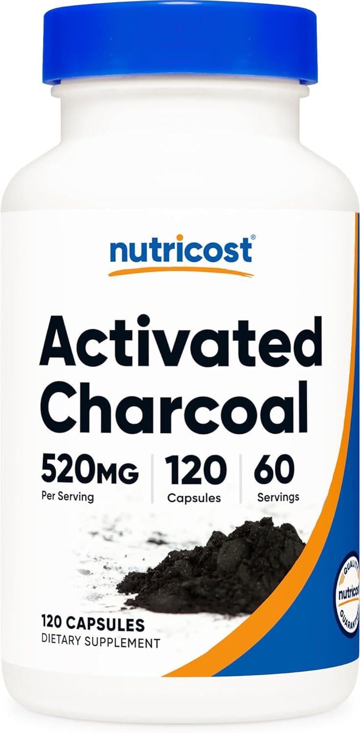 Активированный уголь Nutricost 260 мг 120 кап.