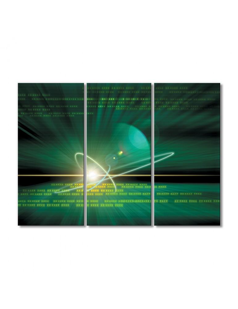 Картина модульная Рождение цифры 3 модуля 70x105 см