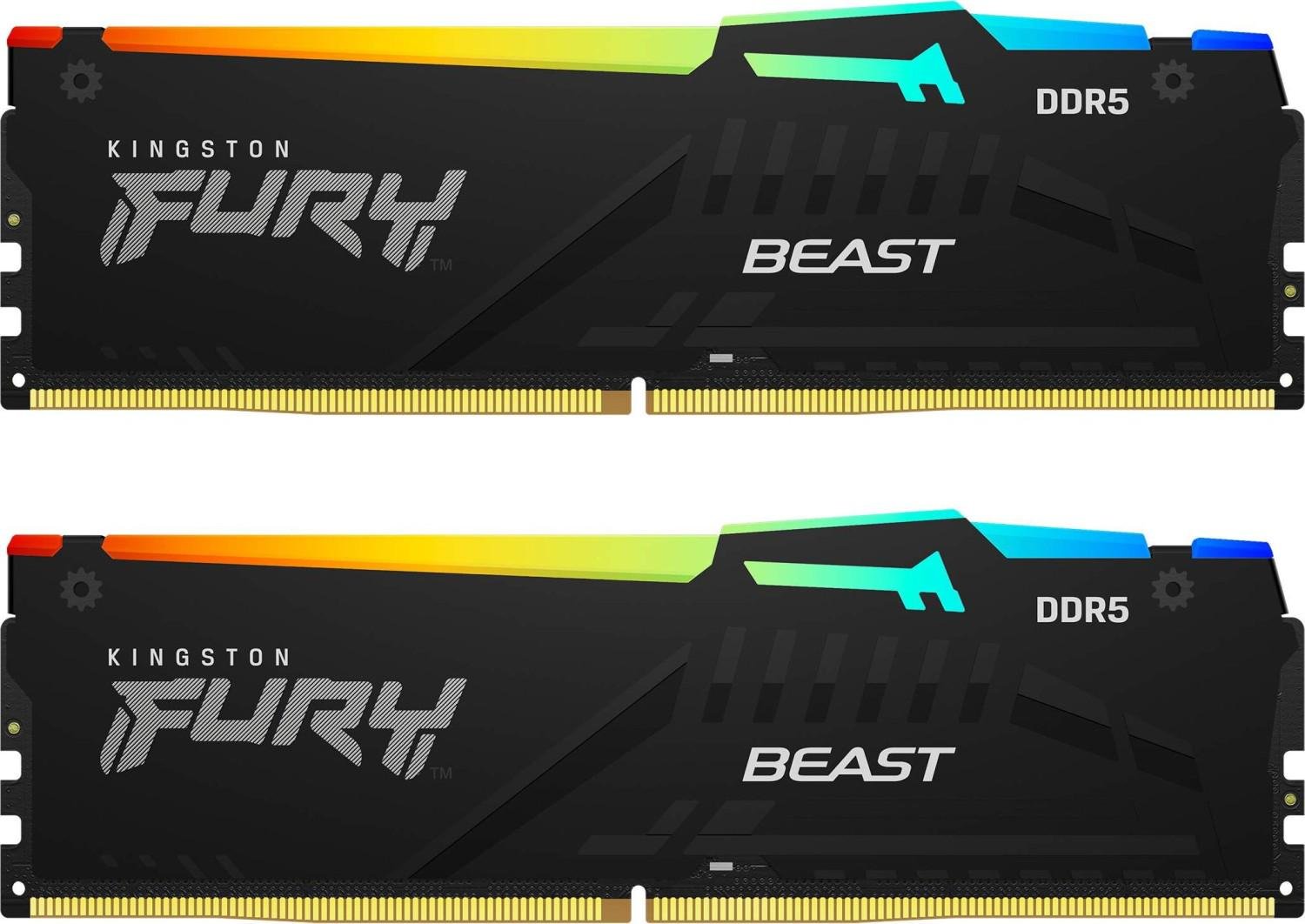 Оперативная память Kingston FURY Beast DDR5 16 Gb 5600MHz RGB KF556C40BBA-16 (616084) - фото 7