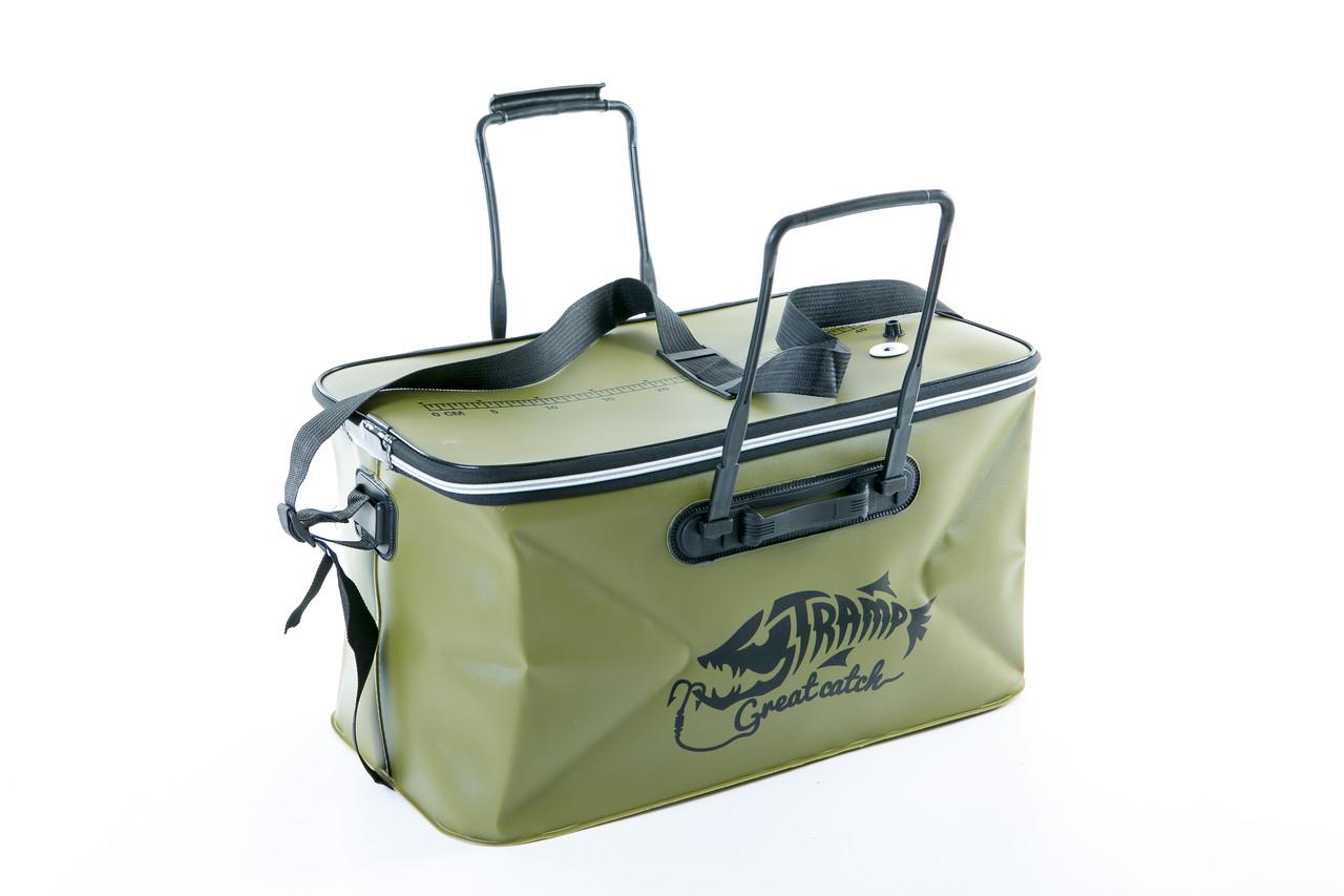 Сумка рыболовная Tramp Fishing bag EVA M 45x25x25 см Avocado (UTRP-030-olive-M) - фото 2