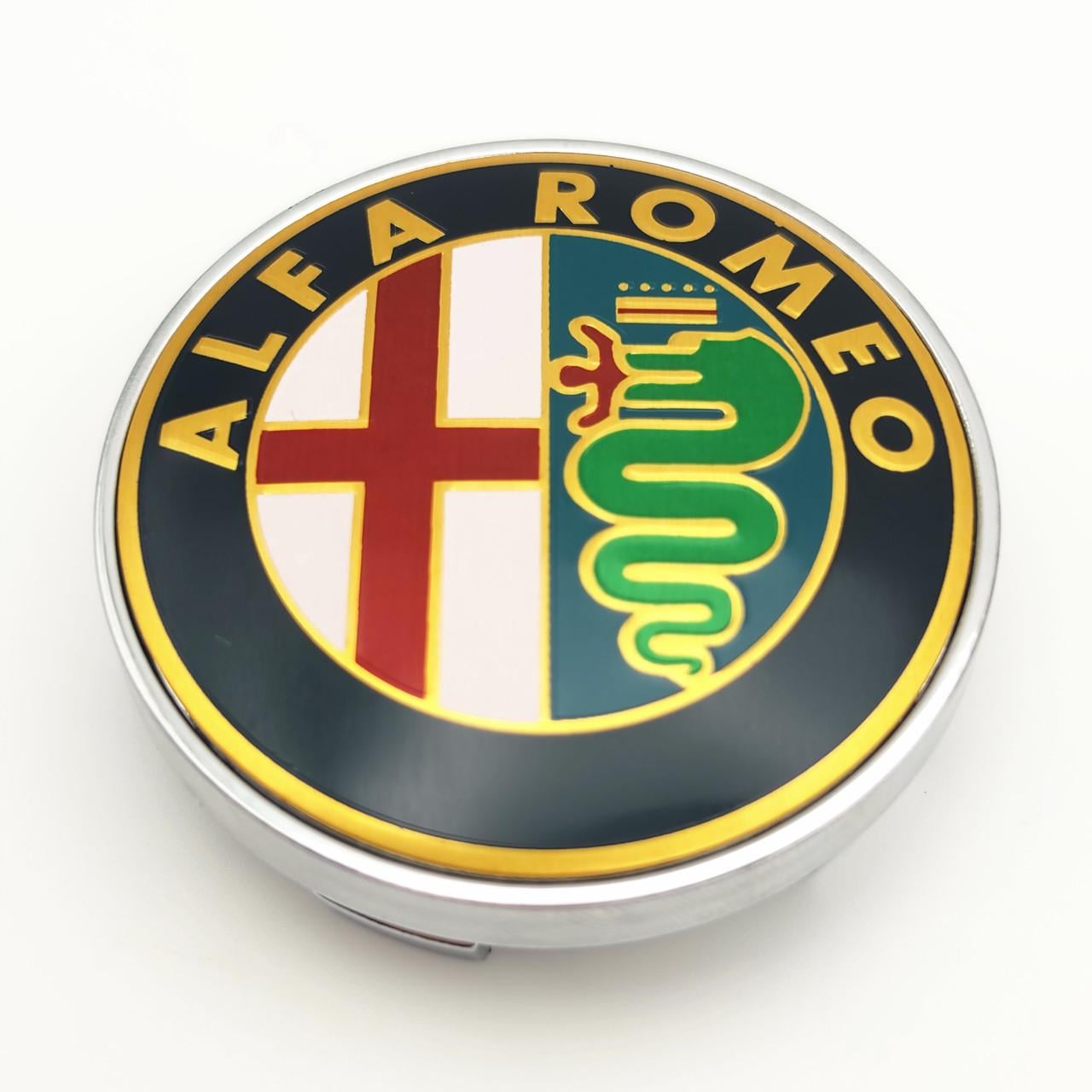 Колпачок заглушка ступицы колеса Alfa Romeo 60 мм Разноцветный (3009540385)