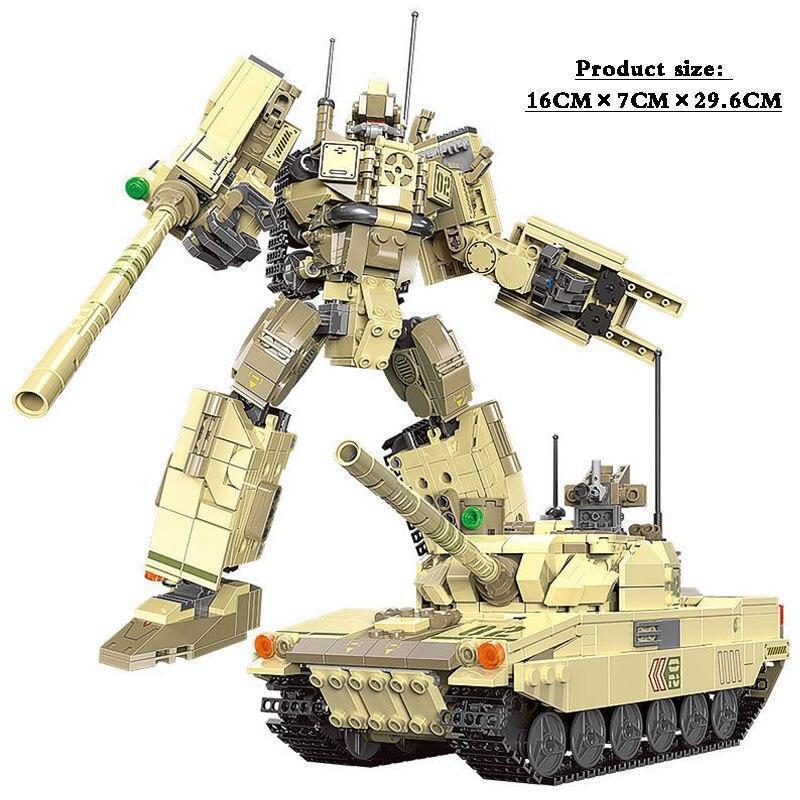 Конструктор Iblock Танк-трансформер 769 деталей (мс9900кон-4) - фото 2 Конструктор Iblock Танк-трансформер 769 деталей (мс9900кон-4) - фото 2