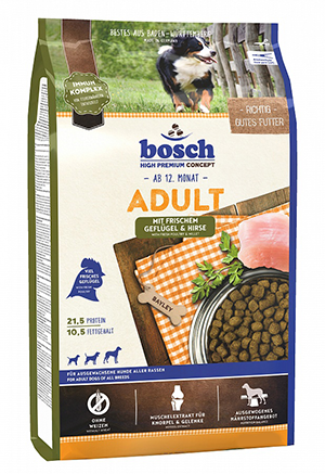 Сухой корм для собак Bosch Poultry and Millet с птицей и зерновыми 15 кг