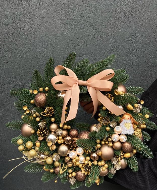 Венок новогодний Boxiku 50 см