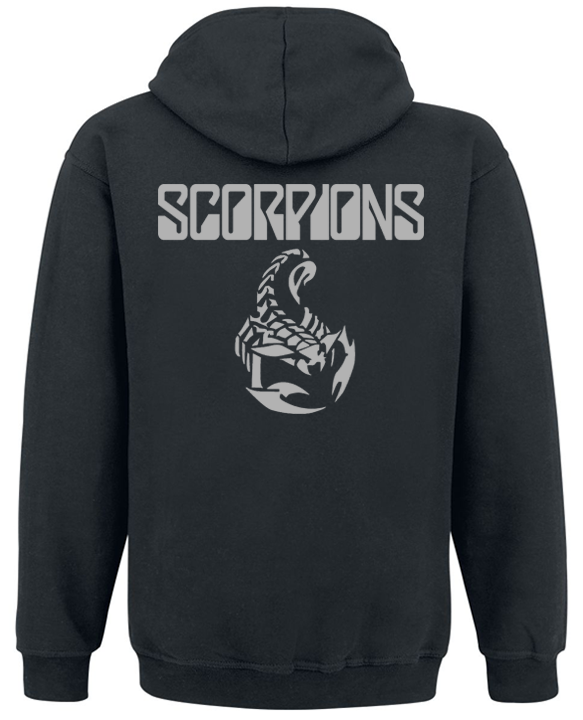 Толстовка с молнией Logo "Scorpions" XL Черный (27220) - фото 2 Толстовка с молнией Logo "Scorpions" XL Черный (27220) - фото 2
