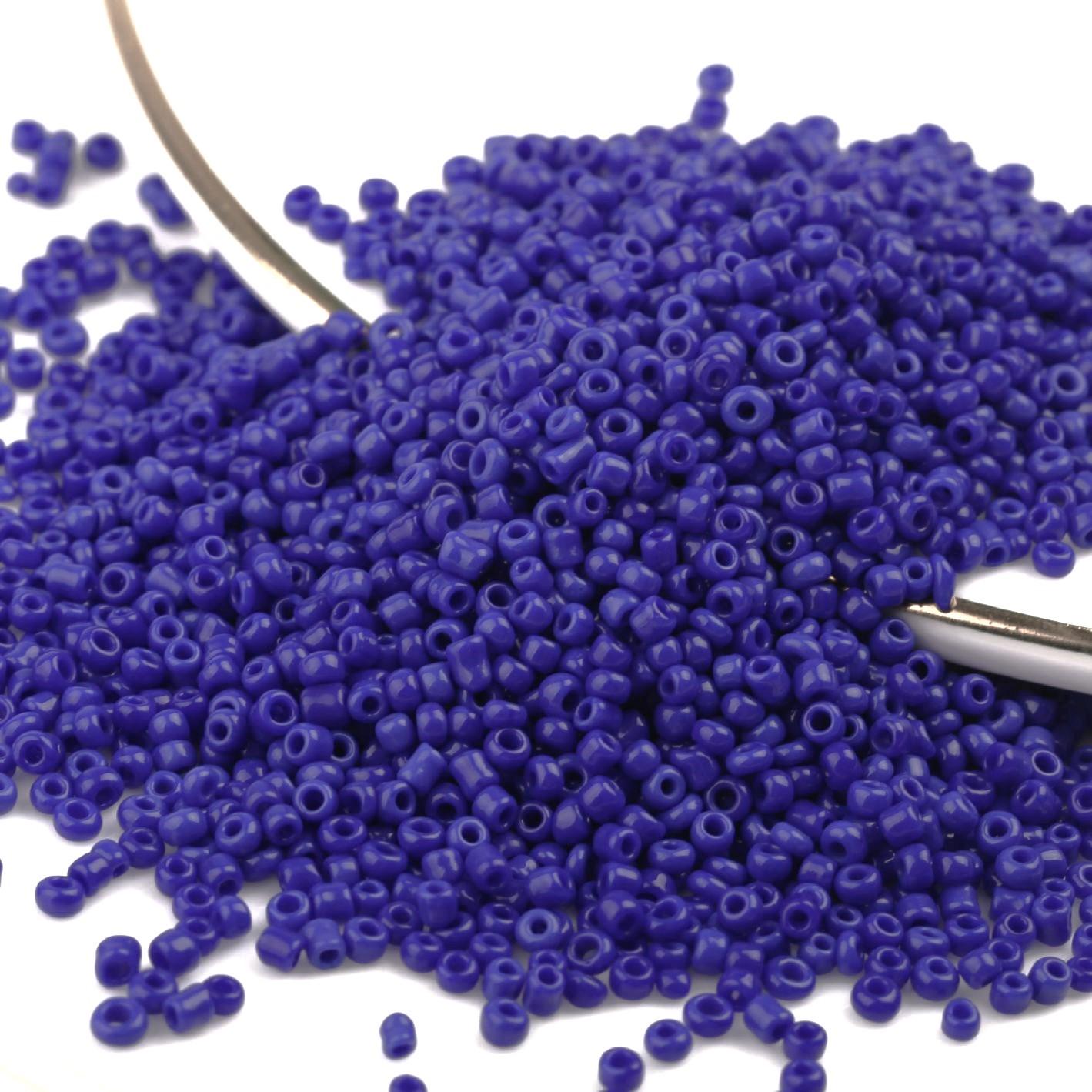 Бисер натуральный 2 мм 50 г Электрик (БР0002н20)