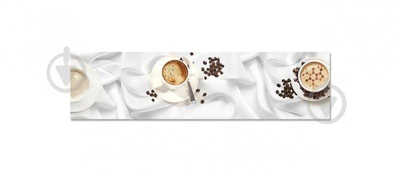 Наклейка виниловая кухонный фартук Zatarga "Молекулы Кофе" 600х2500 мм - фото 7 Наклейка виниловая кухонный фартук Zatarga "Молекулы Кофе" 600х2500 мм - фото 7