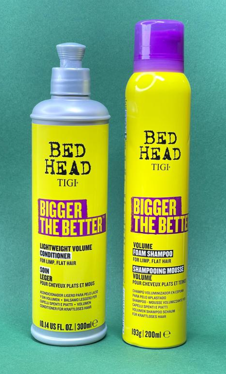 Набор шампунь-пена и кондиционер для объема волос TIGI Bed Head Bigger Better Volume Foam Shampoo 2х200 мл