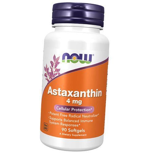 Добавка Now Foods Astaxanthin 4 90 капсул (70128016)