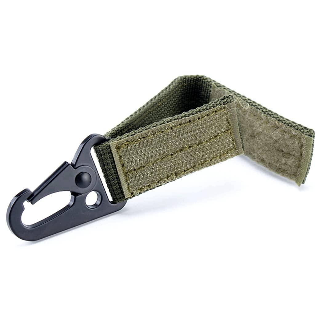 Карабін такелажний підвісний металевий на Molle Оливковий (metal-carbine-molle-olive)