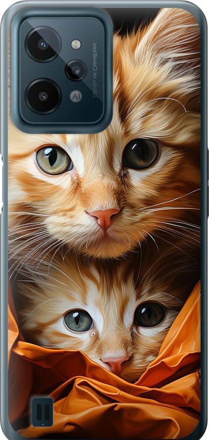 Чехол на Realme C31 Котики 2 (5664u-2593-42517)