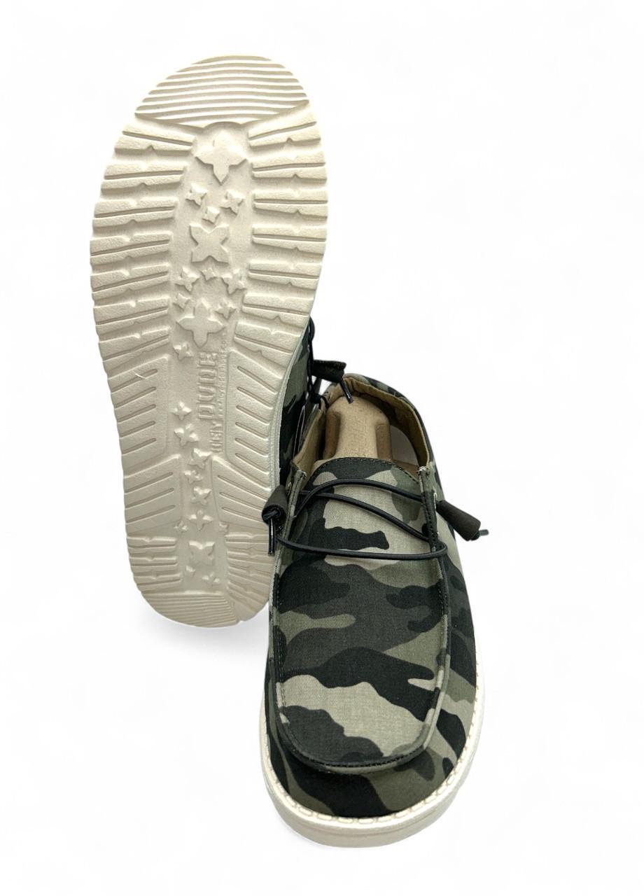 Мокасини чоловічі Hey Dude Wally 110067003 р. 48 31,3 см Камуфляж (2775673801) - фото 3 Мокасини чоловічі Hey Dude Wally 110067003 р. 48 31,3 см Камуфляж (2775673801) - фото 3