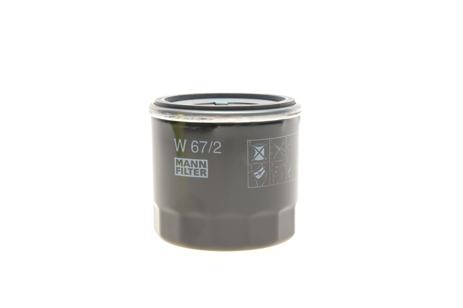 Фильтр масляный Mann-Filter для Chevrolet Aveo 1,2/Chery QQ 0,8 04-12/Suzuki Swift 1,0-1,6 83-/Daewoo 0,8-1,0 98- (W 67/2) Фильтр масляный Mann-Filter для Chevrolet Aveo 1,2/Chery QQ 0,8 04-12/Suzuki Swift 1,0-1,6 83-/Daewoo 0,8-1,0 98- (W 67/2)