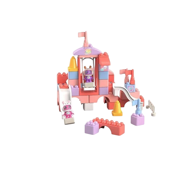 Конструктор дитячий Космічний центр 64 деталі/фігурки космонавтів Multicolor (164922)