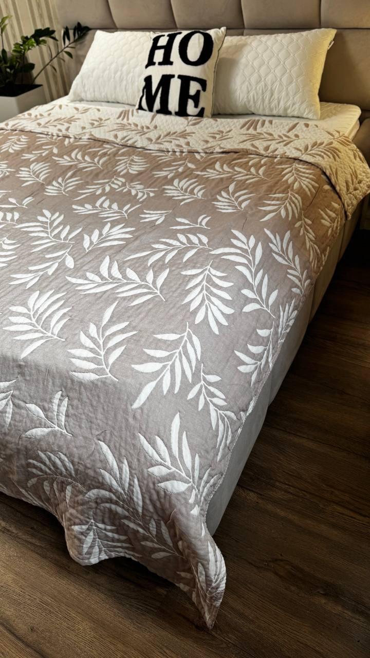 Покривало бавовняне 200х230 см Бежевий (Д-muslin25-007-05) - фото 2 Покривало бавовняне 200х230 см Бежевий (Д-muslin25-007-05) - фото 2