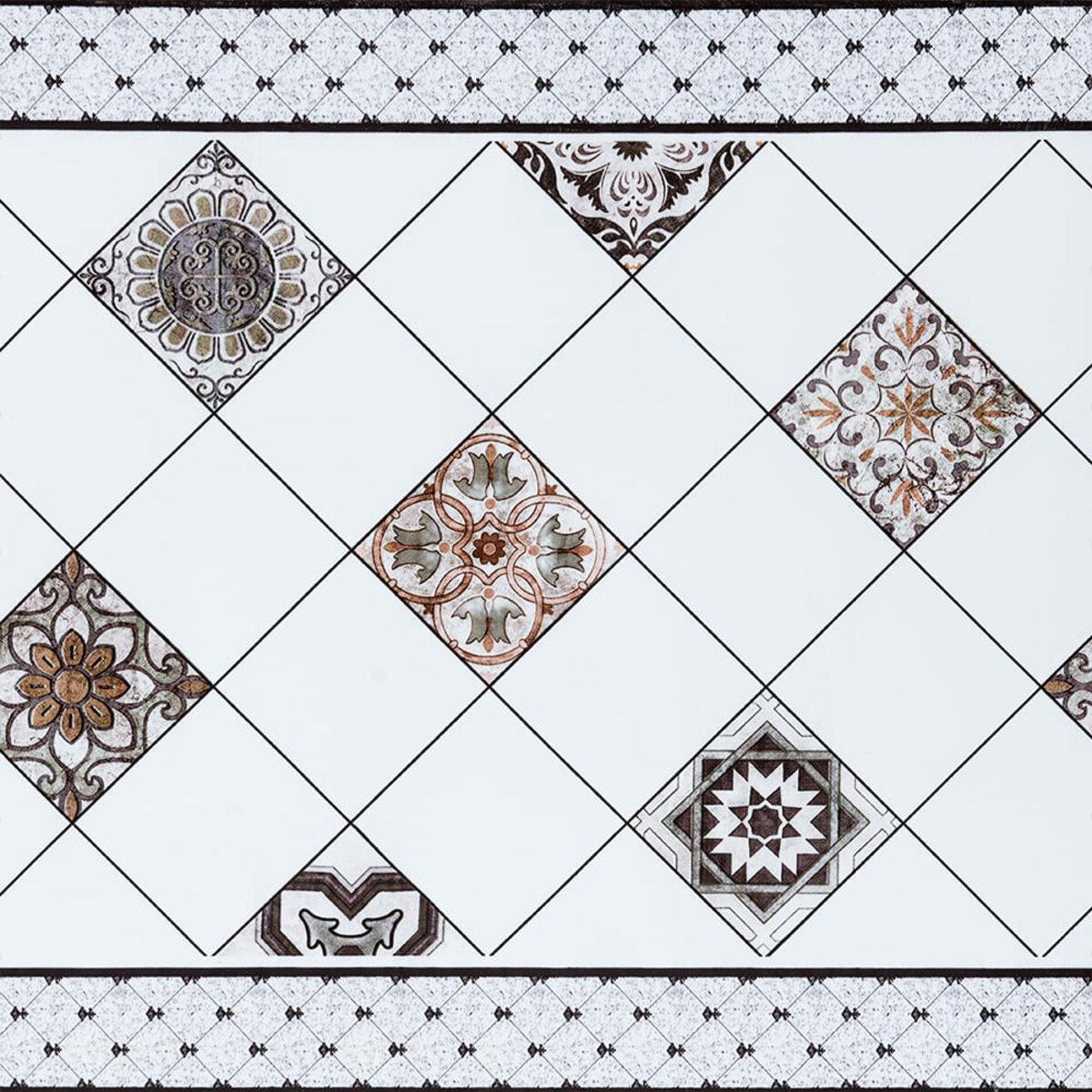 Декоративная виниловая плитка Sticker Wall SW-00000519 глянцевая самоклеящаяся 600х600х1,5 мм (991942834)