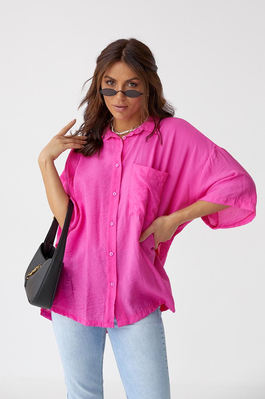 Рубашка женская Barley oversize L Фуксия (9498839)