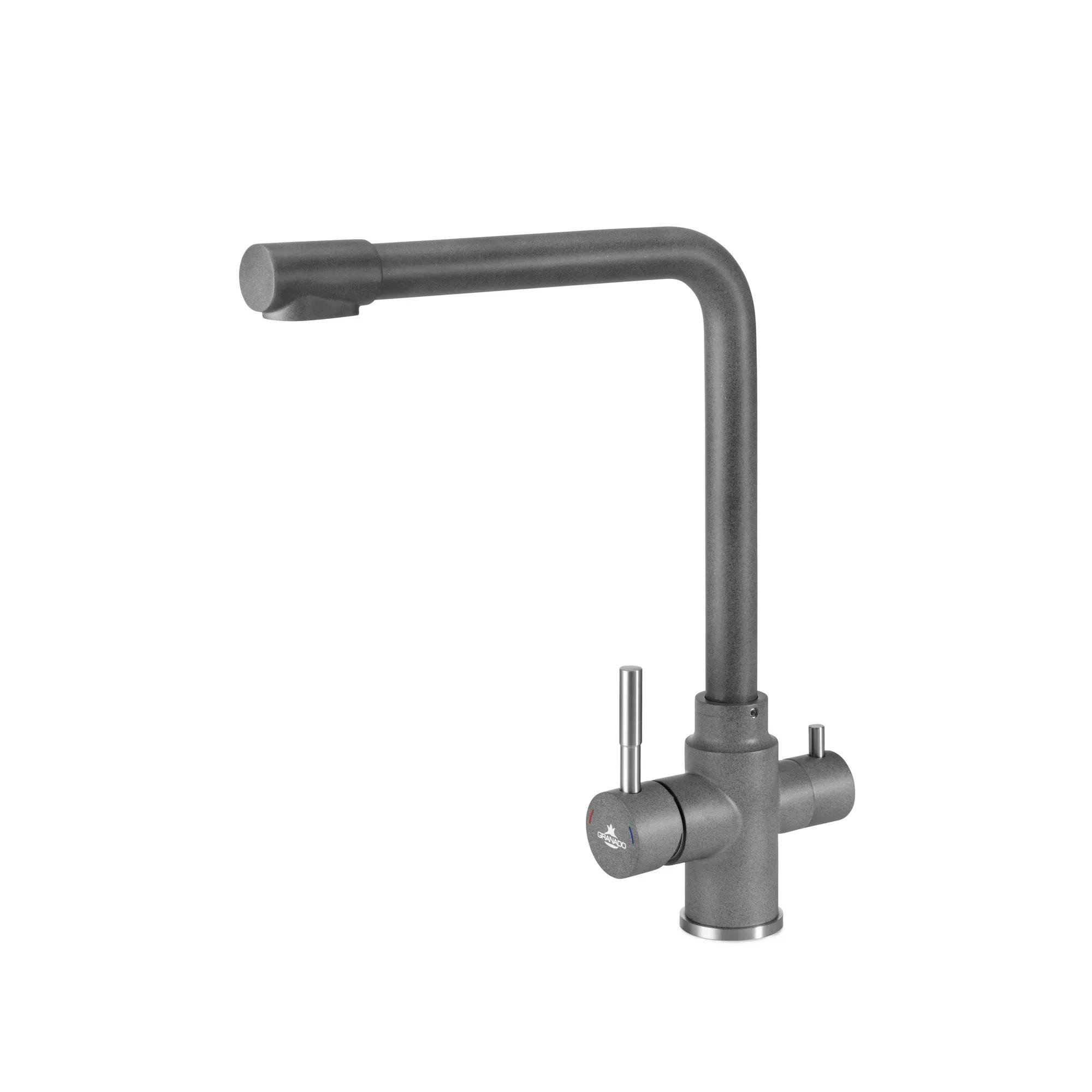 Смеситель для кухни Granado Badalona LUX Grafito GZ0409L с подключением к фильтру Графитовый (GRA-23132) Смеситель для кухни Granado Badalona LUX Grafito GZ0409L с подключением к фильтру Графитовый (GRA-23132)