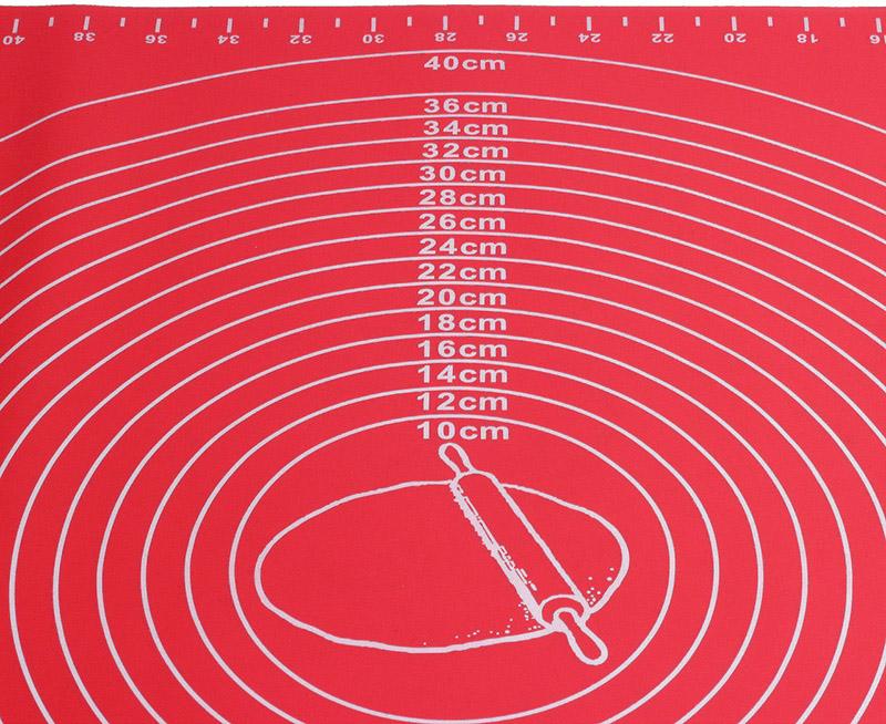 Коврик силиконовый Kamille Vincennes 60х45 см с разметкой для раскатки теста и выпечки (KM-7786) - фото 3