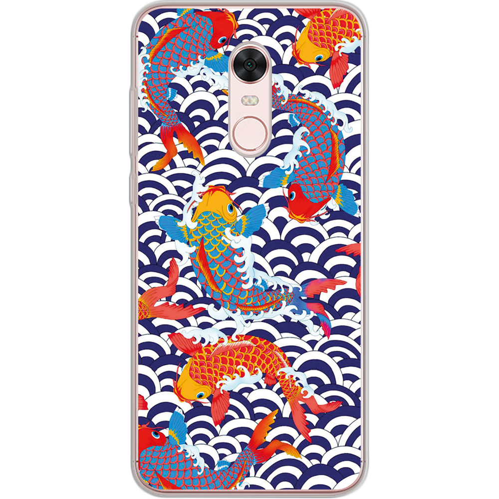 Чохол BoxFace Xiaomi Redmi 5 Plus Koi Fish Прозорий силікон (32522-up2477-32522)