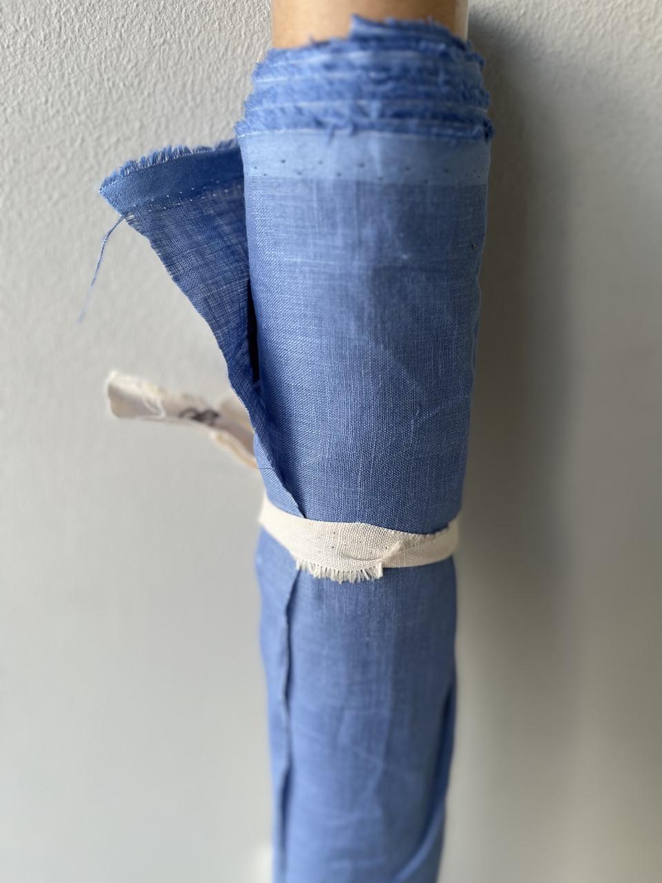 Ткань LINEN PLUS LINET-365 100% лен 150 см Голубой
