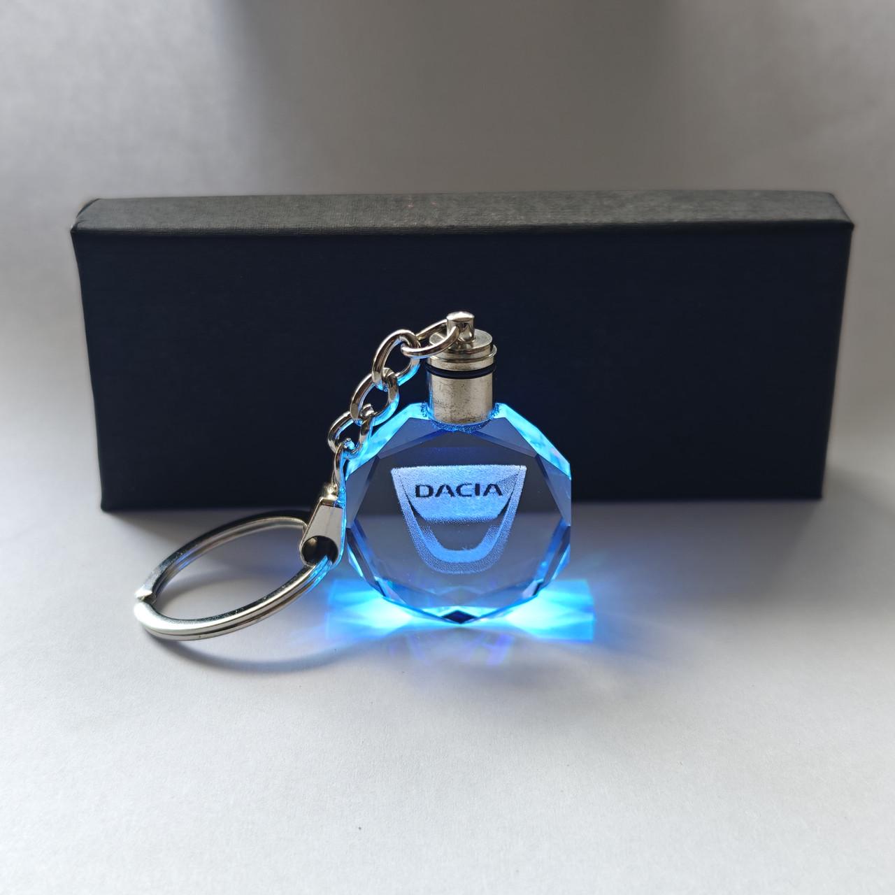 Брелок LED Кристалл DACIA (1504469211)