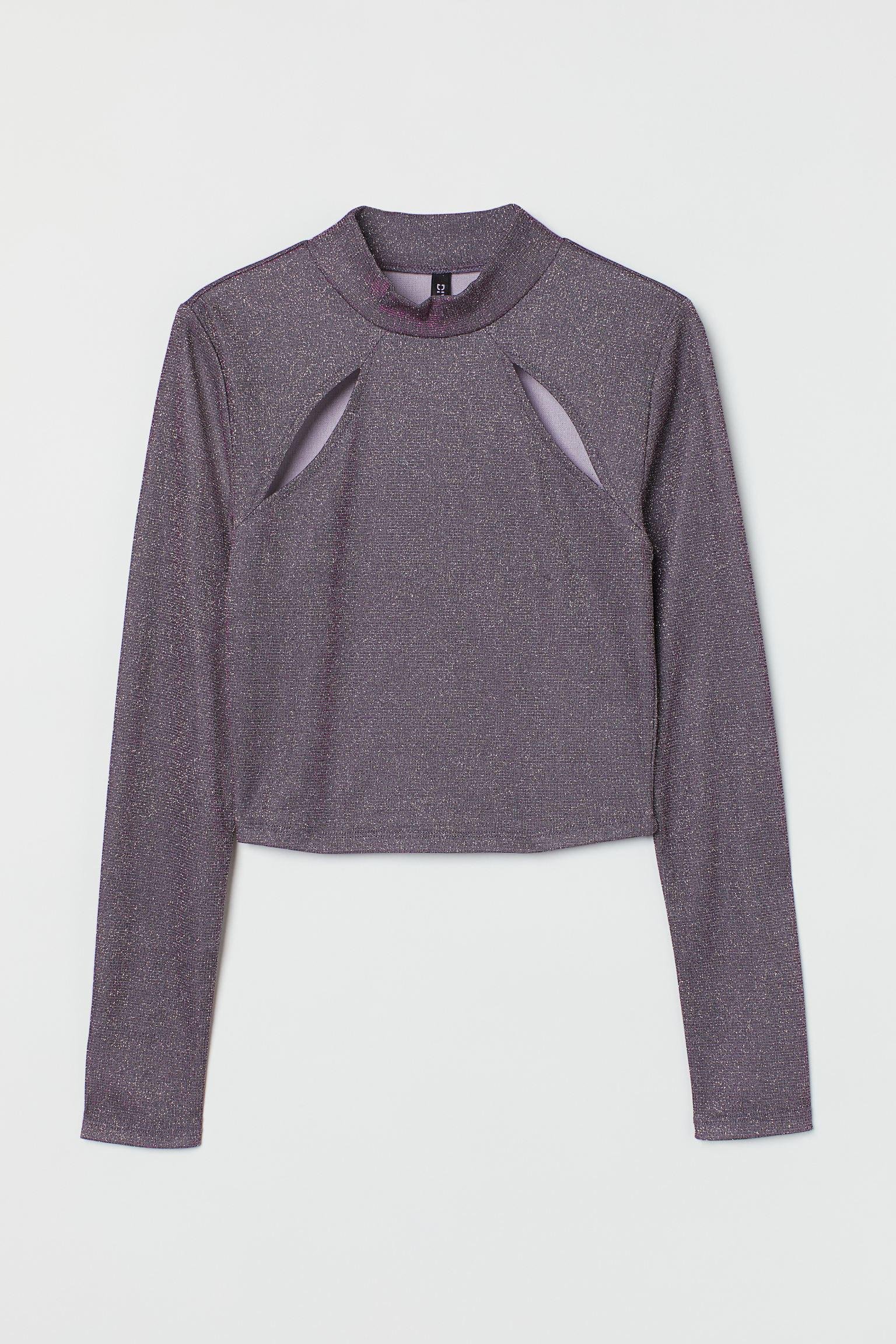 Лонгслів H&M S Бузковий (S24071013760)