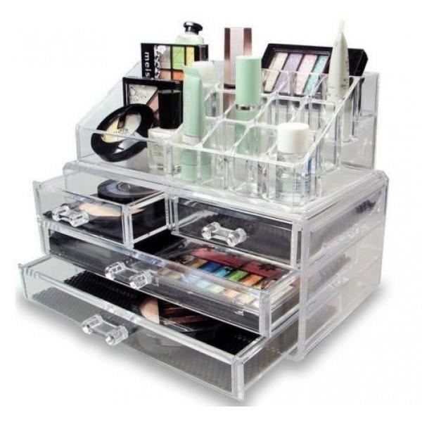 Органайзер для косметики Cosmetic Storage BoxDrawer 4 акриловый (831654222) - фото 3