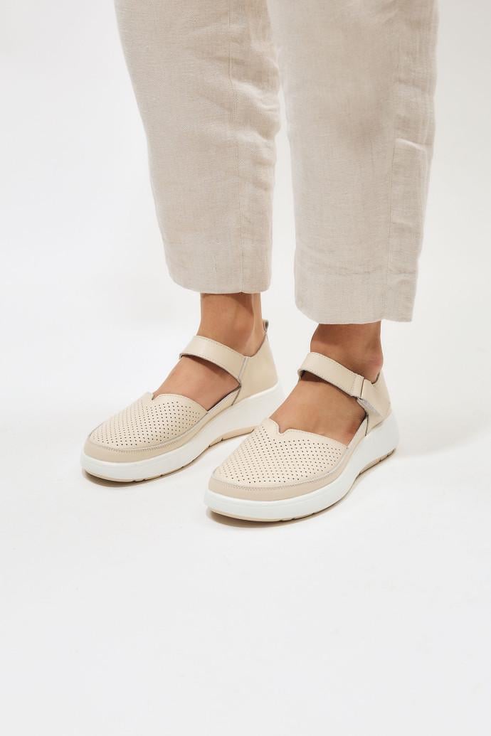 Сандалії жіночі ALLSY на платформі р. 36 Бежевий (195203) - фото 3 Сандалії жіночі ALLSY на платформі р. 36 Бежевий (195203) - фото 3