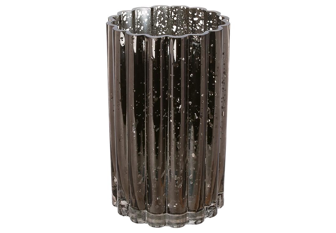 Ваза-подсвечник стекло 12x20 см (527-841)