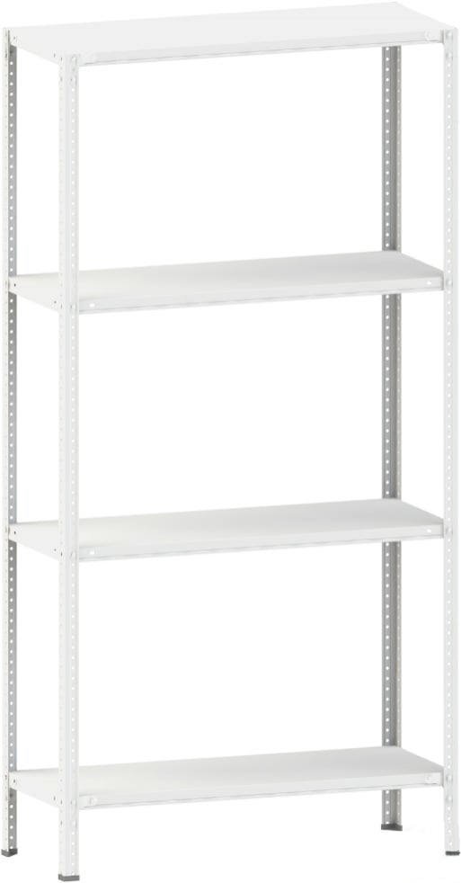 Стеллаж металлический 4х100 кг/п 1000х700х300 мм на болтовом соединении Стеллаж металлический 4х100 кг/п 1000х700х300 мм на болтовом соединении