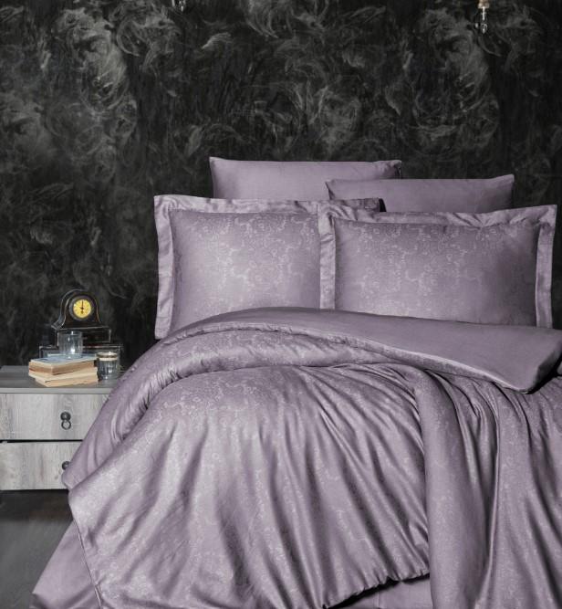 Постельное белье Issi Home жаккард Sare Laylak евро