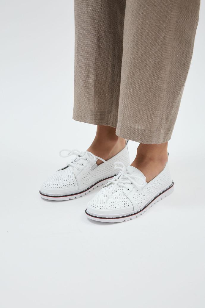 Мокасини жіночі LONZA шкіряні р. 40 Білий (198411) - фото 4 Мокасини жіночі LONZA шкіряні р. 40 Білий (198411) - фото 4