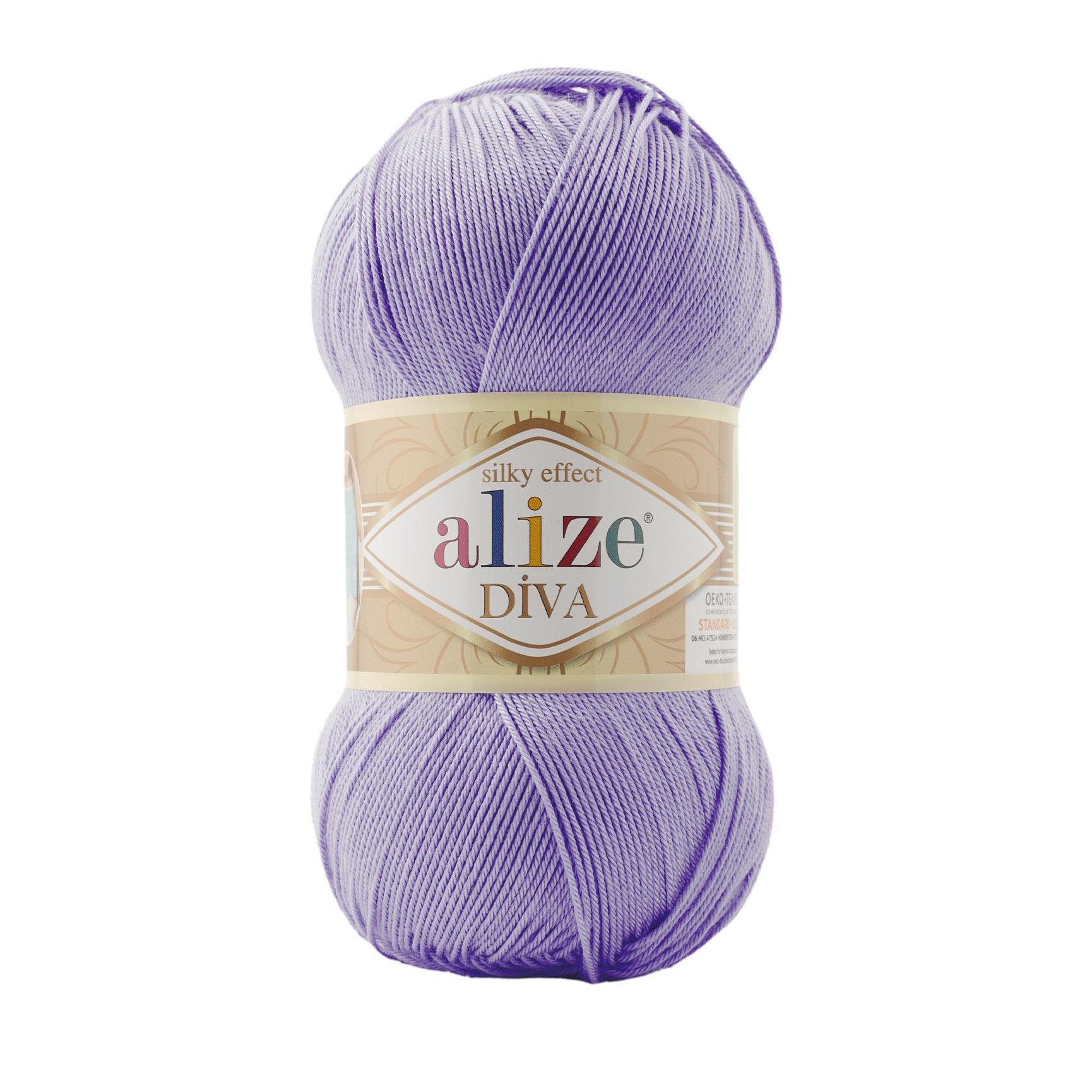 Пряжа Alize Diva 158 лаванда (7479)