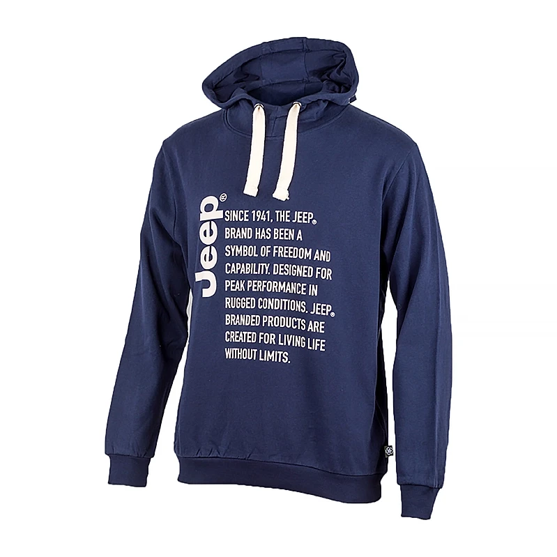 Худі чоловіче JEEP HOODED SWEATSHIRT Since 1941 L Синій (O102569-K876 L)