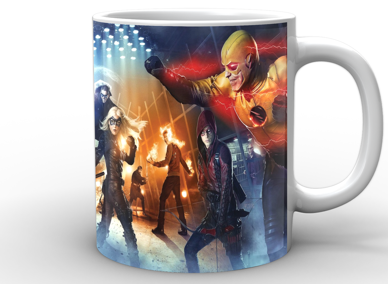 Чашка GeekLand Flash битва 330 мл Белый (FS.02.012)